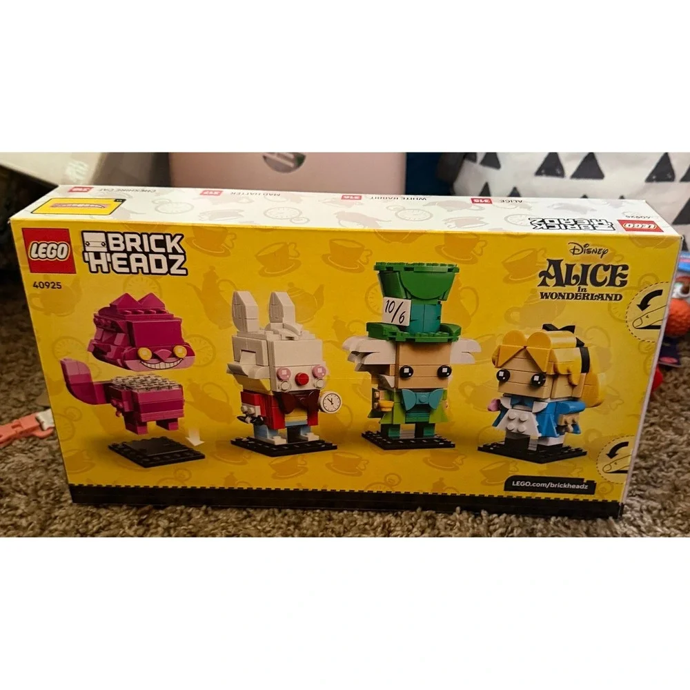 LEGO Brickhaedz Disney Alice Wonderland (NWT) 40925